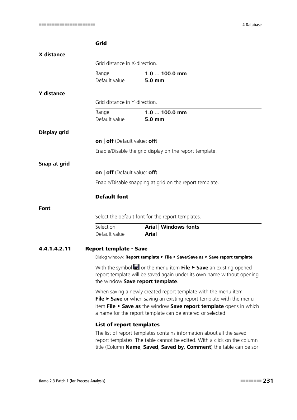 11 report template - save, Save report template | Metrohm tiamo 2.3 Patch 1 (process analysis) User Manual | Page 247 / 1795