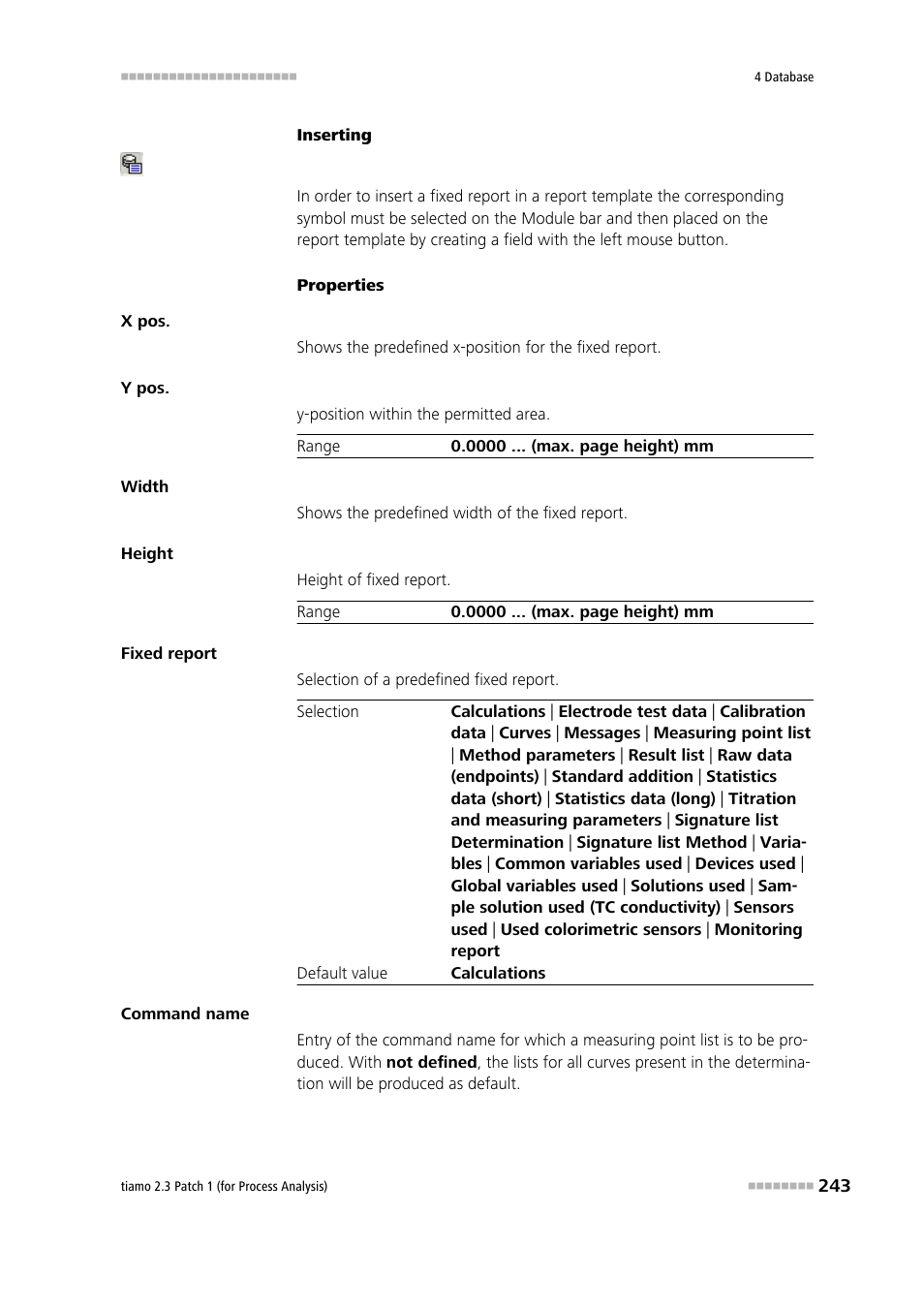Metrohm tiamo 2.3 Patch 1 (process analysis) User Manual | Page 259 / 1795