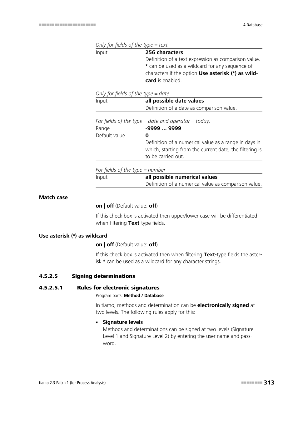 5 signing determinations, 1 rules for electronic signatures | Metrohm tiamo 2.3 Patch 1 (process analysis) User Manual | Page 329 / 1795