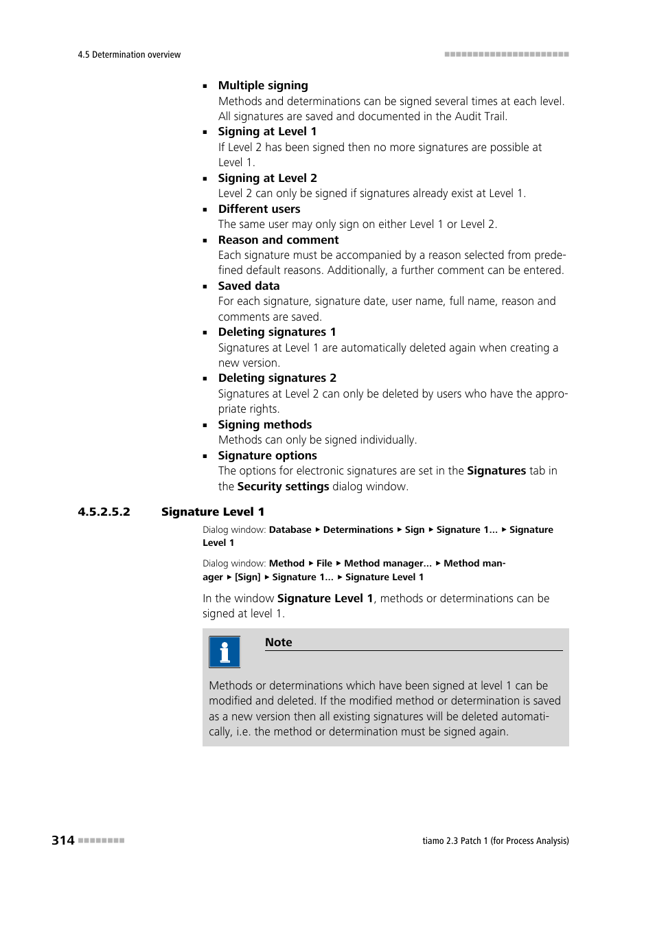 2 signature level 1 | Metrohm tiamo 2.3 Patch 1 (process analysis) User Manual | Page 330 / 1795