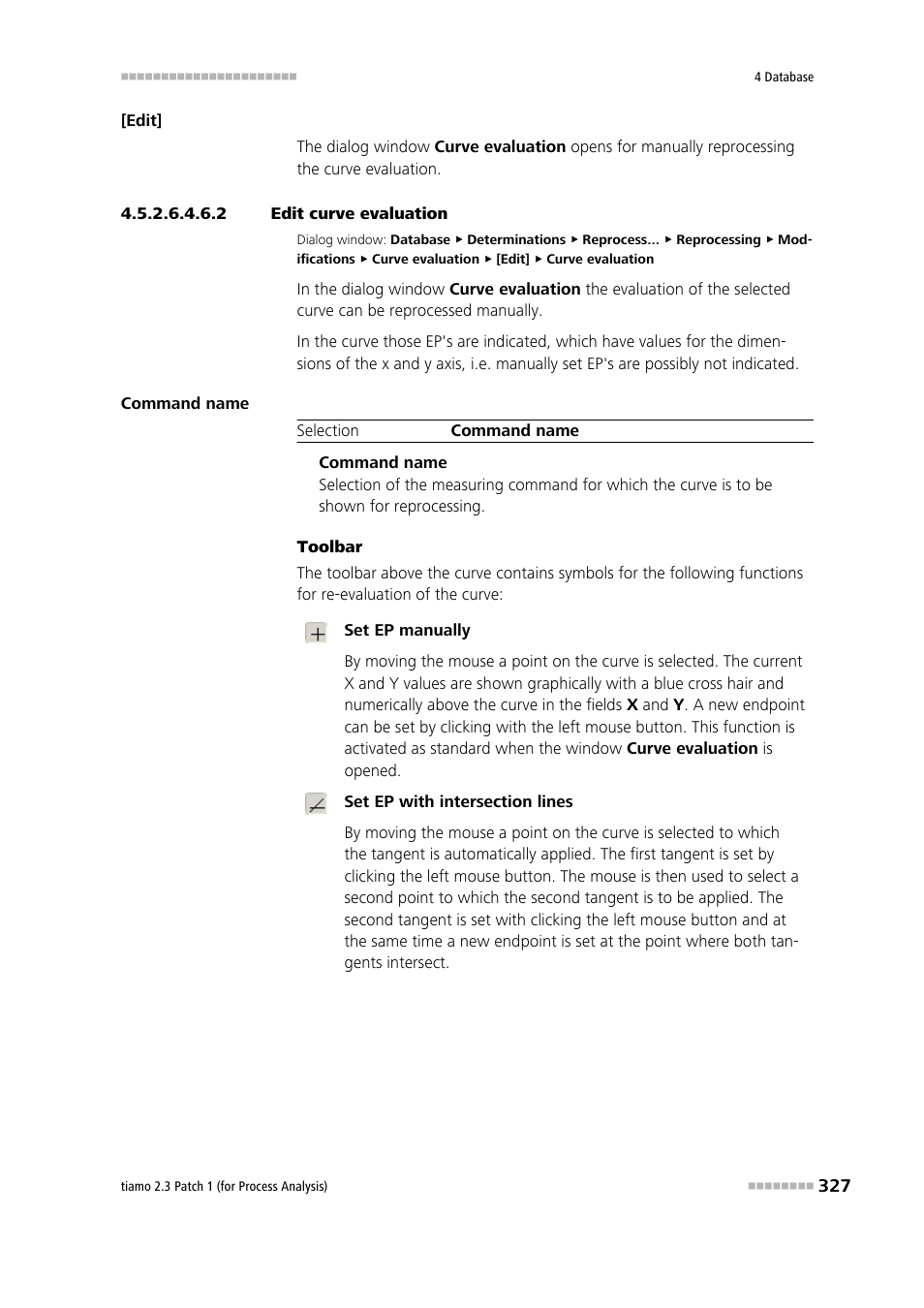 2 edit curve evaluation | Metrohm tiamo 2.3 Patch 1 (process analysis) User Manual | Page 343 / 1795