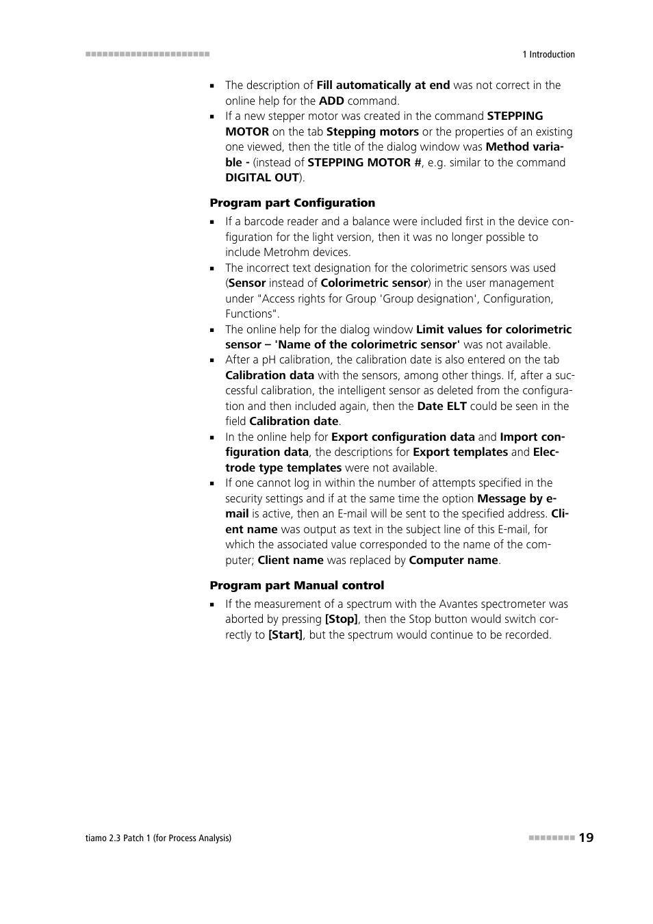 Metrohm tiamo 2.3 Patch 1 (process analysis) User Manual | Page 35 / 1795