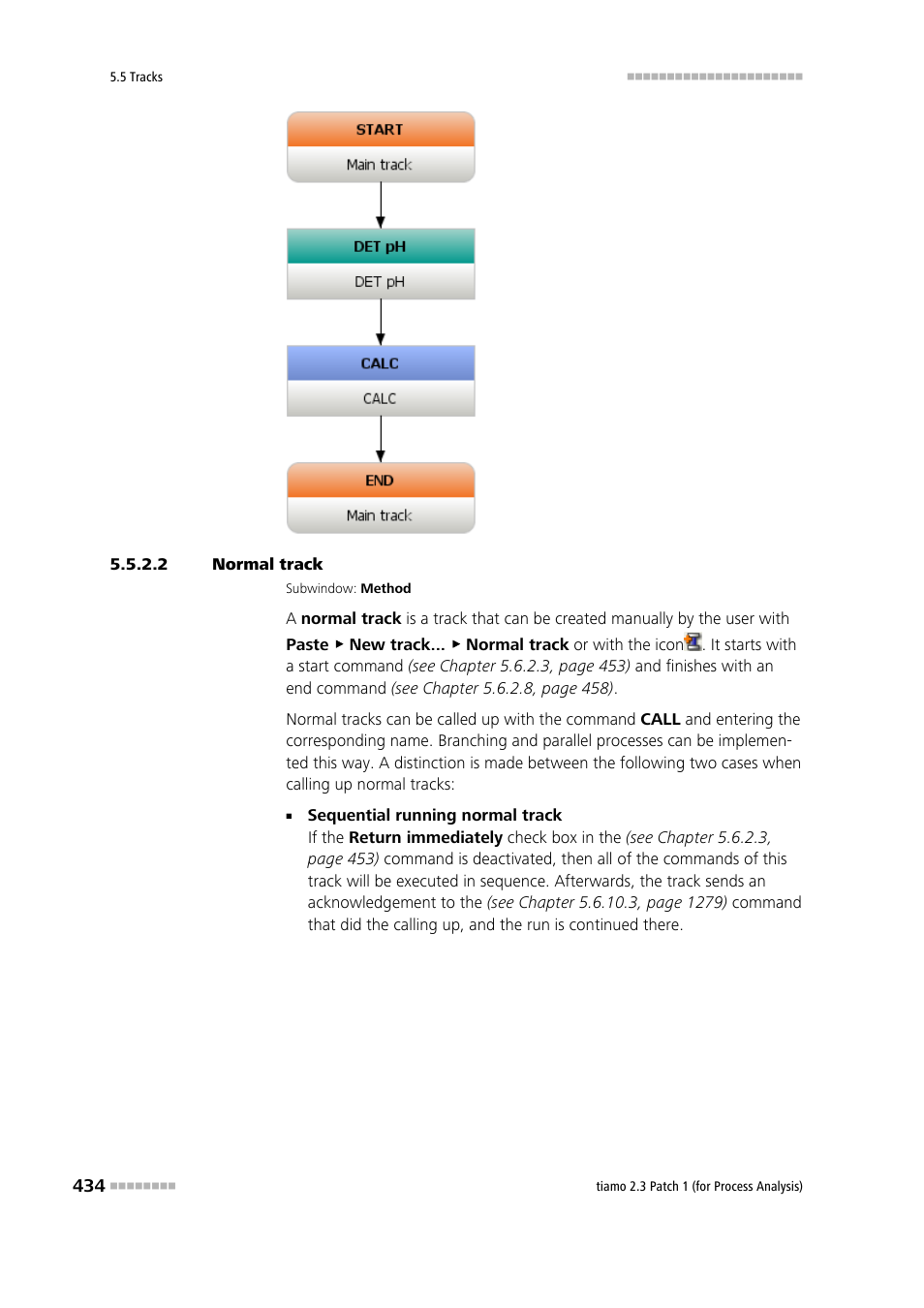 2 normal track, Normal track | Metrohm tiamo 2.3 Patch 1 (process analysis) User Manual | Page 450 / 1795