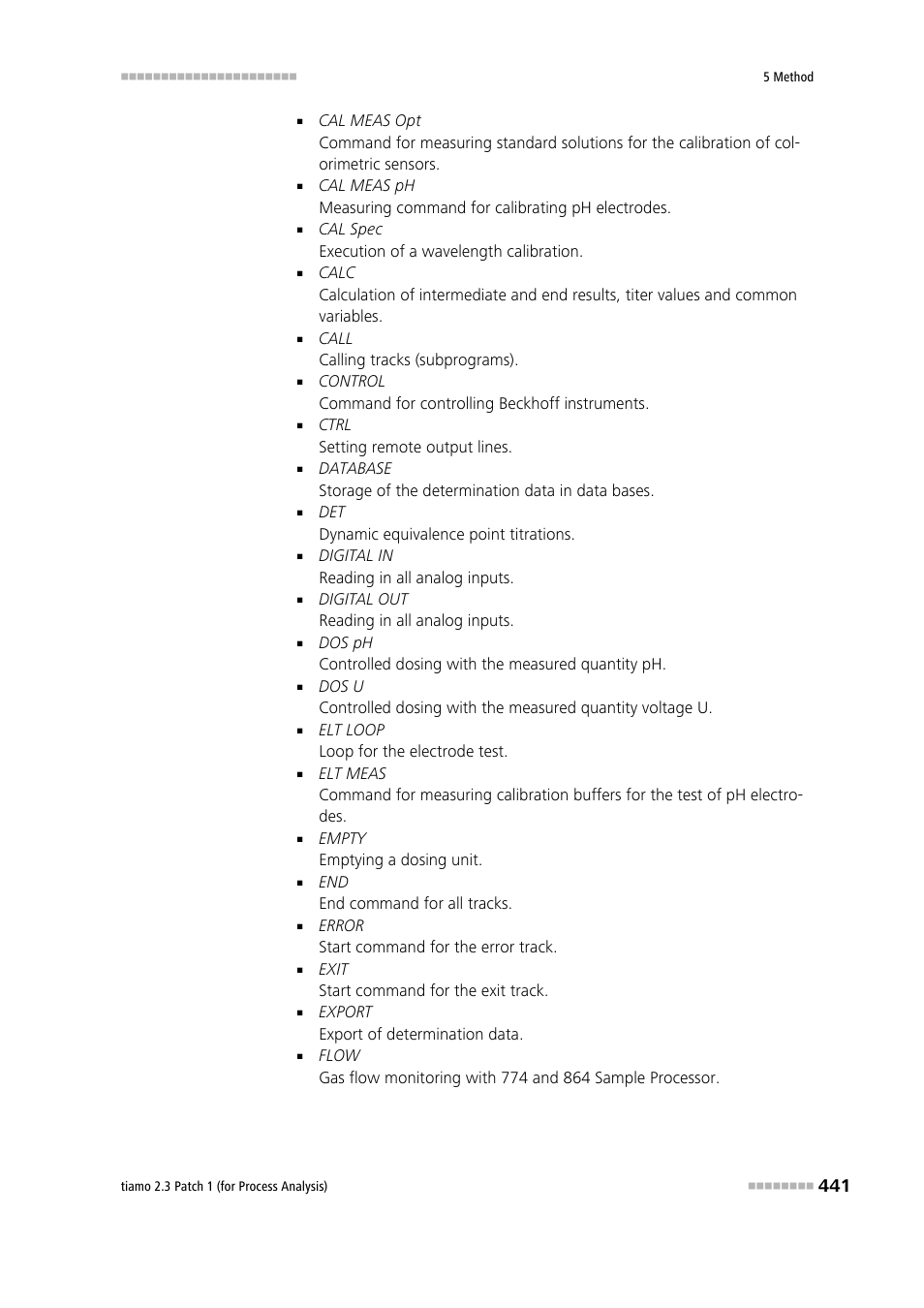 Metrohm tiamo 2.3 Patch 1 (process analysis) User Manual | Page 457 / 1795