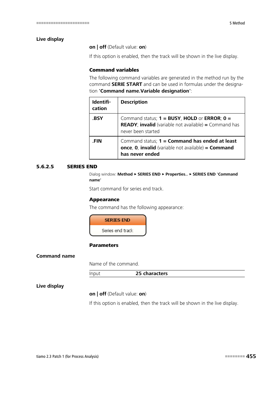 5 series end, Series end | Metrohm tiamo 2.3 Patch 1 (process analysis) User Manual | Page 471 / 1795