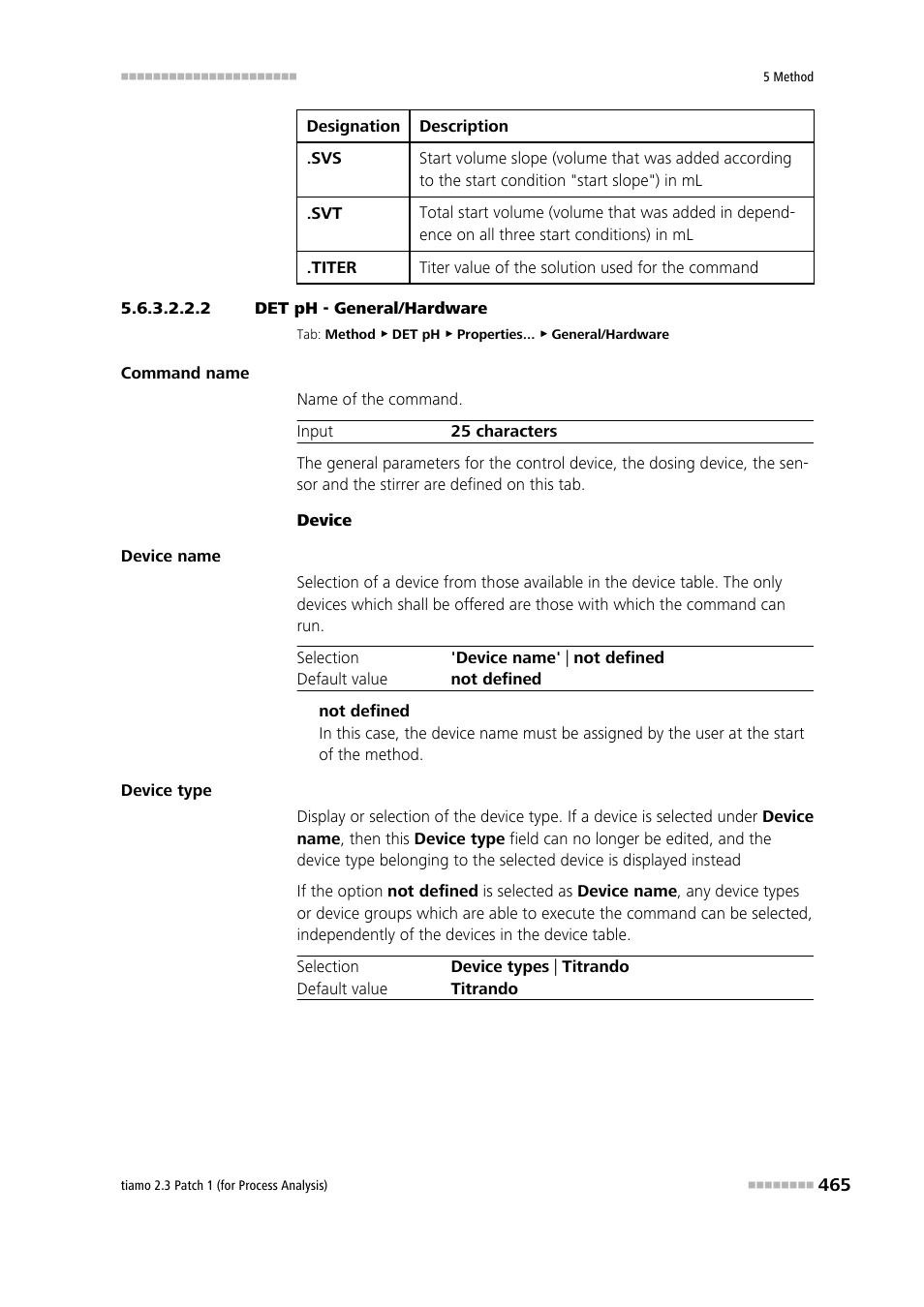 2 det ph - general/hardware, General/hardware | Metrohm tiamo 2.3 Patch 1 (process analysis) User Manual | Page 481 / 1795