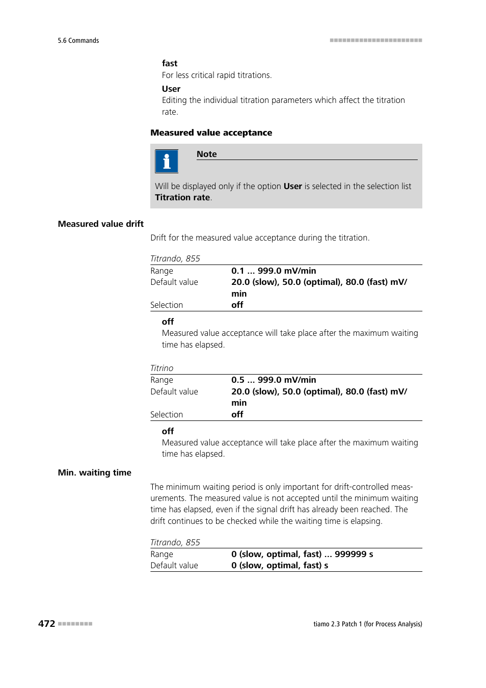 Metrohm tiamo 2.3 Patch 1 (process analysis) User Manual | Page 488 / 1795