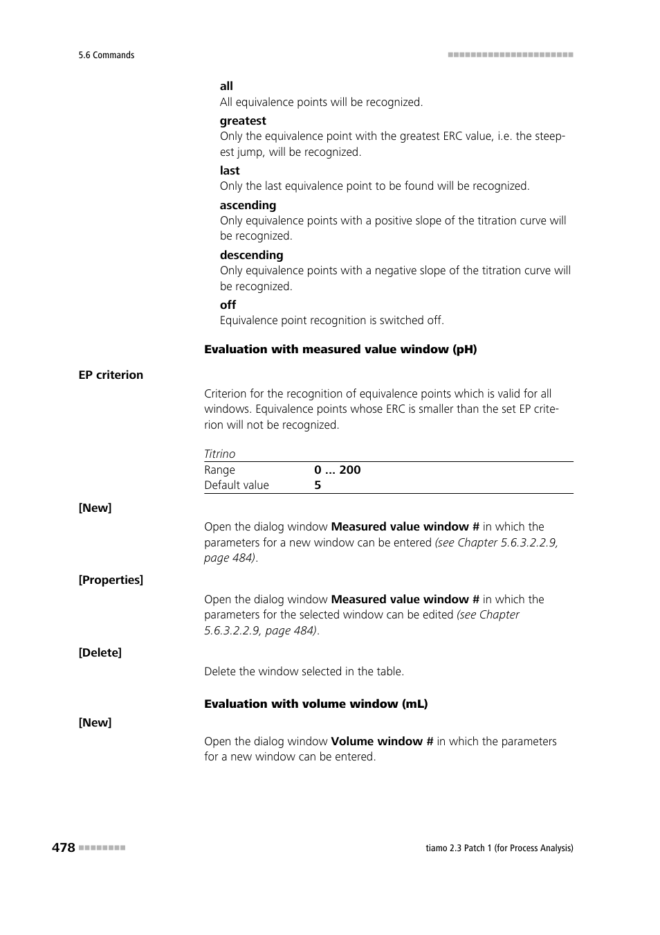 Metrohm tiamo 2.3 Patch 1 (process analysis) User Manual | Page 494 / 1795