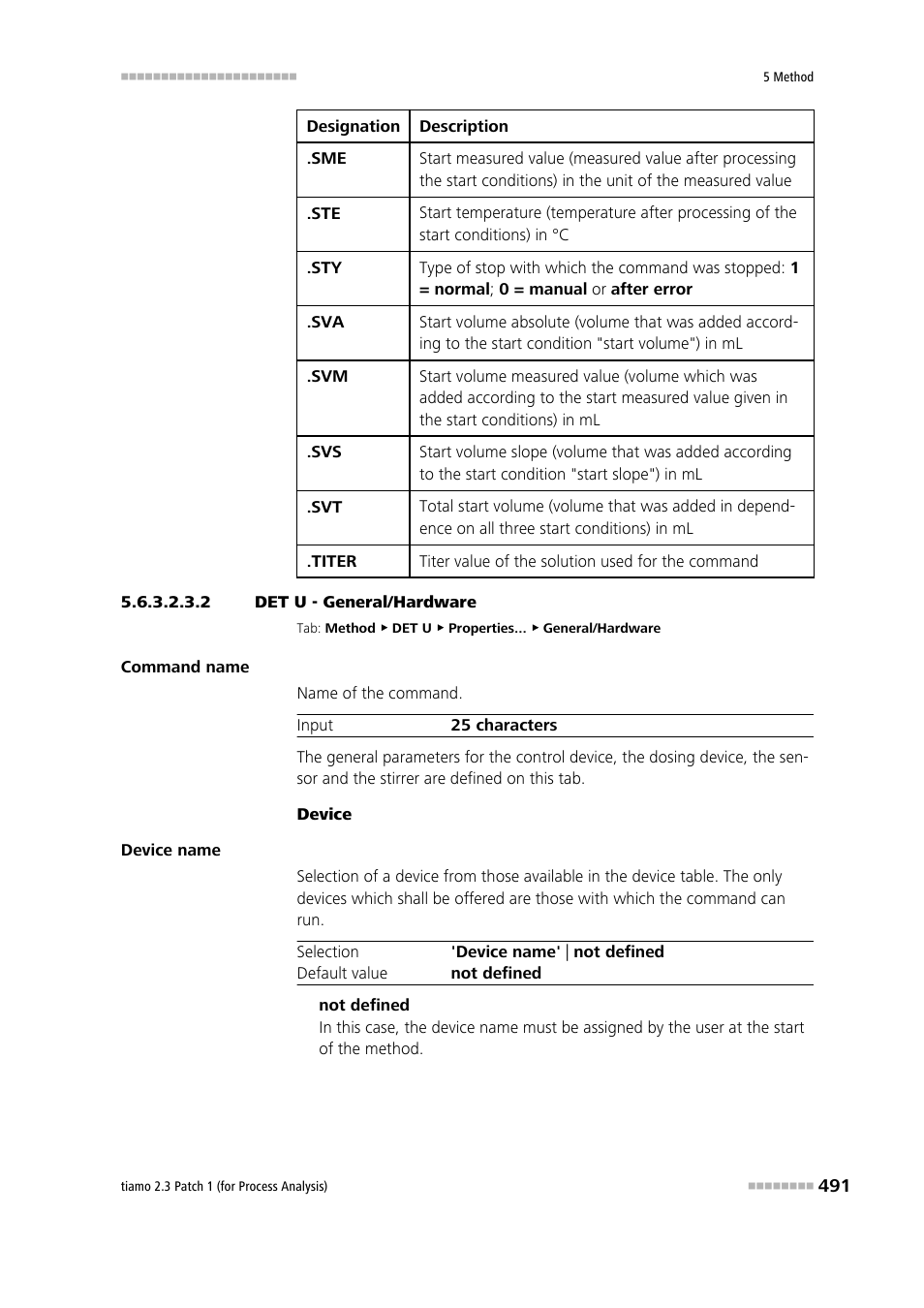 2 det u - general/hardware | Metrohm tiamo 2.3 Patch 1 (process analysis) User Manual | Page 507 / 1795