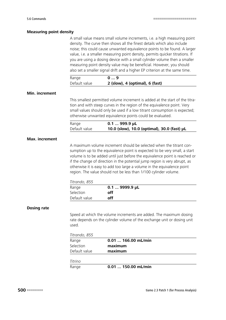 Metrohm tiamo 2.3 Patch 1 (process analysis) User Manual | Page 516 / 1795