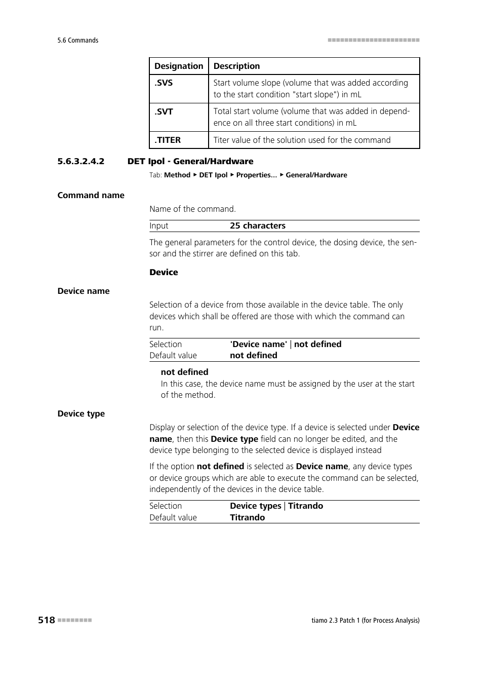 2 det ipol - general/hardware, General/hardware | Metrohm tiamo 2.3 Patch 1 (process analysis) User Manual | Page 534 / 1795