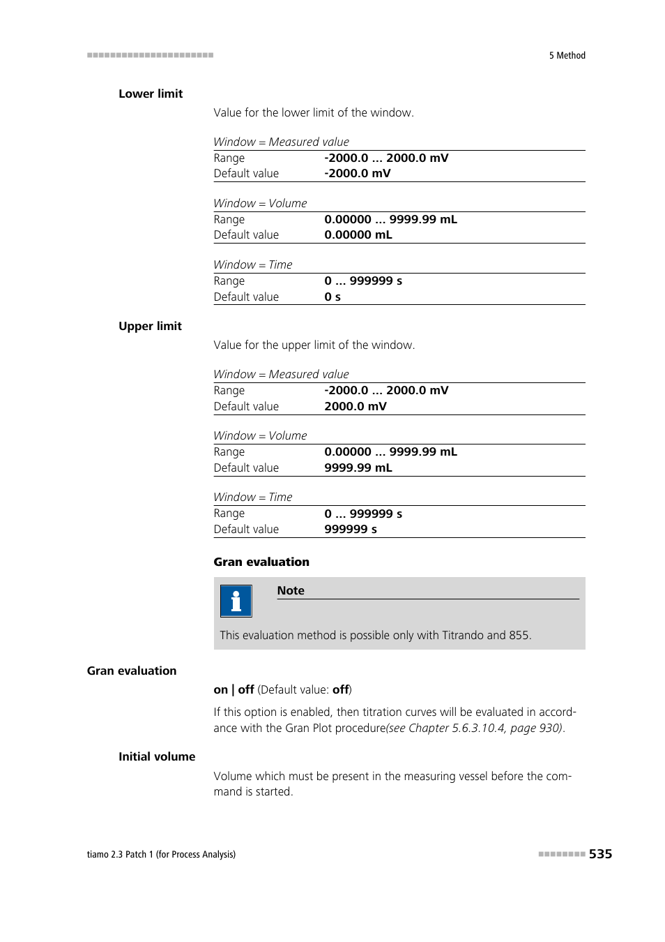Metrohm tiamo 2.3 Patch 1 (process analysis) User Manual | Page 551 / 1795