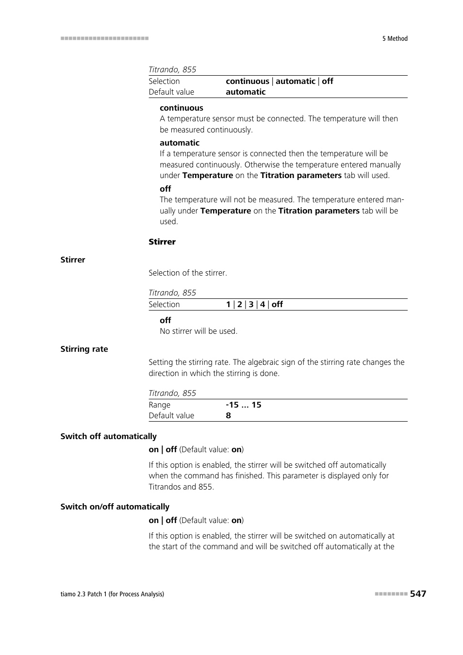 Metrohm tiamo 2.3 Patch 1 (process analysis) User Manual | Page 563 / 1795