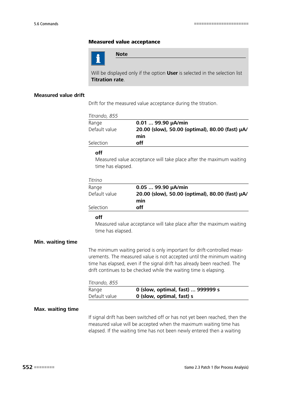 Metrohm tiamo 2.3 Patch 1 (process analysis) User Manual | Page 568 / 1795