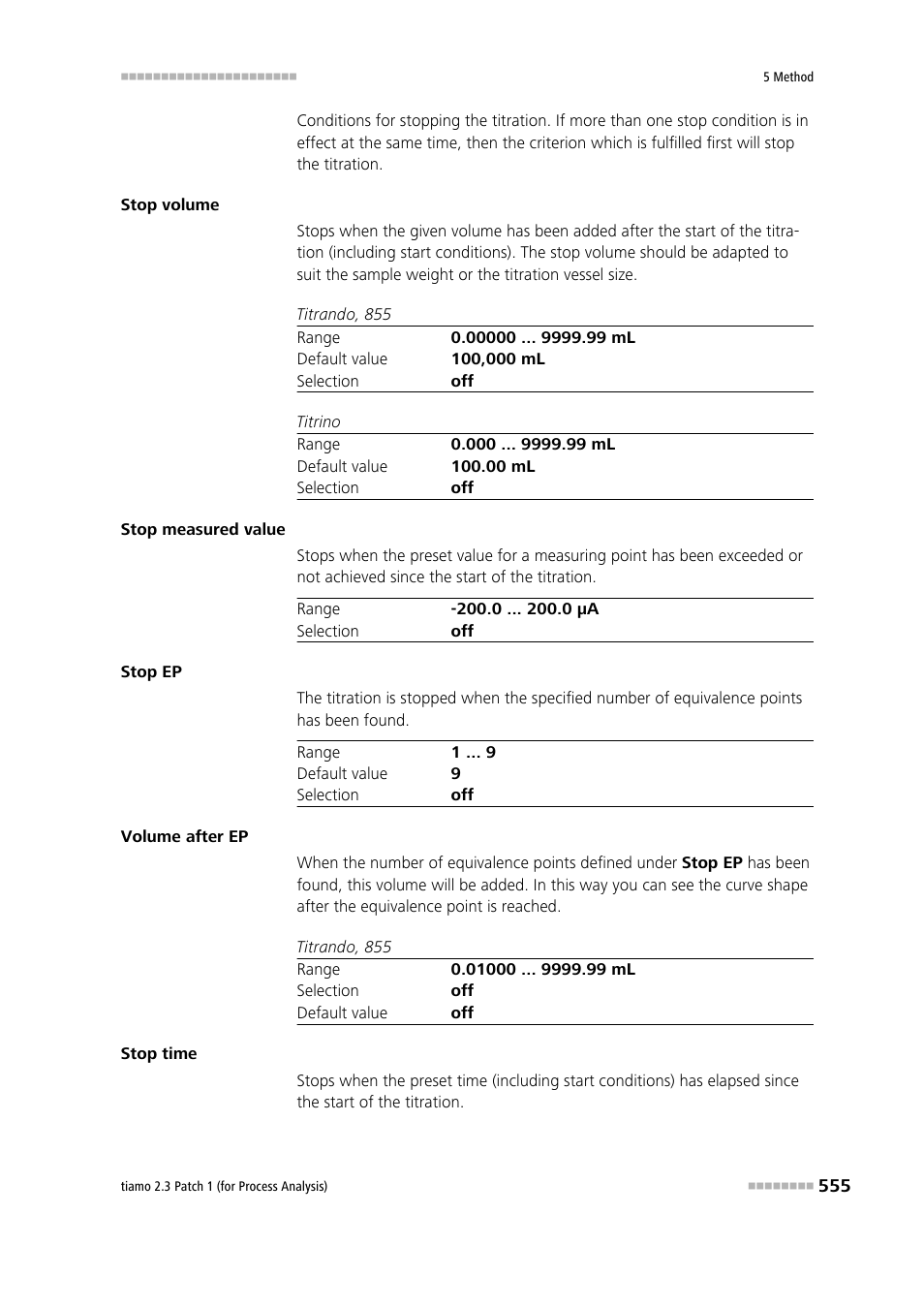 Metrohm tiamo 2.3 Patch 1 (process analysis) User Manual | Page 571 / 1795