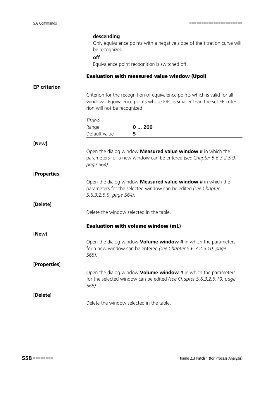 Metrohm tiamo 2.3 Patch 1 (process analysis) User Manual | Page 574 / 1795