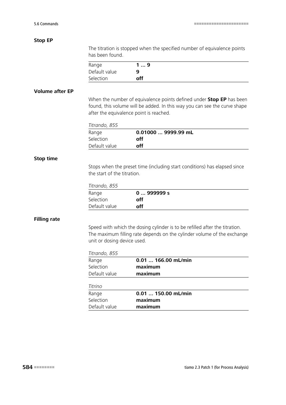 Metrohm tiamo 2.3 Patch 1 (process analysis) User Manual | Page 600 / 1795