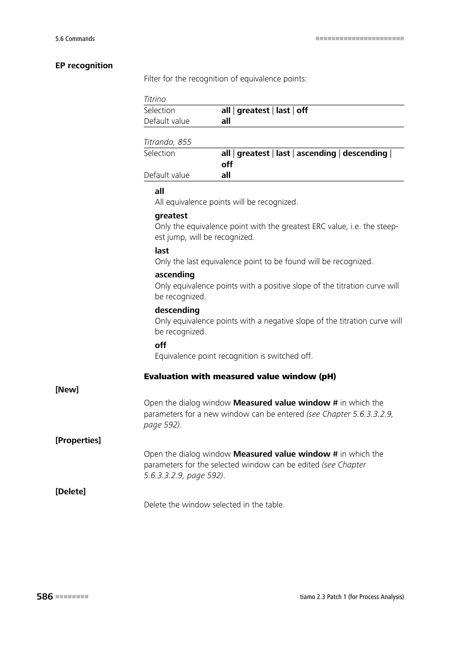 Metrohm tiamo 2.3 Patch 1 (process analysis) User Manual | Page 602 / 1795