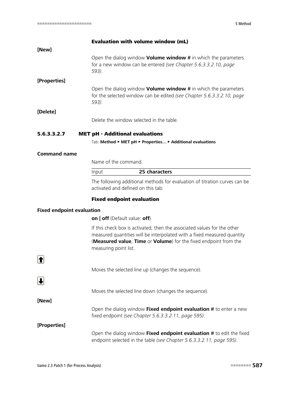 7 met ph - additional evaluations, Additional evaluations | Metrohm tiamo 2.3 Patch 1 (process analysis) User Manual | Page 603 / 1795