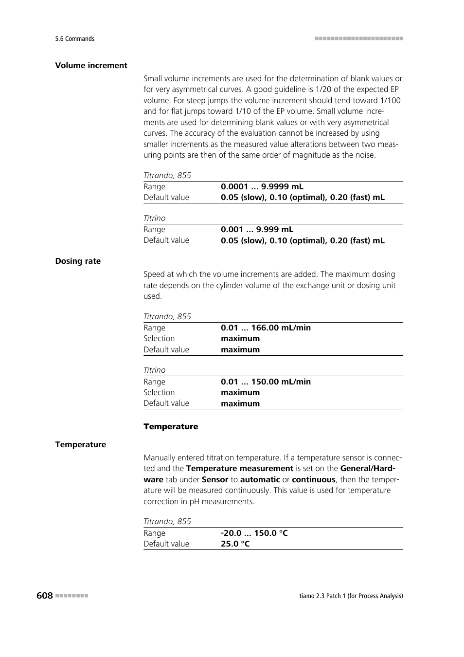 Metrohm tiamo 2.3 Patch 1 (process analysis) User Manual | Page 624 / 1795