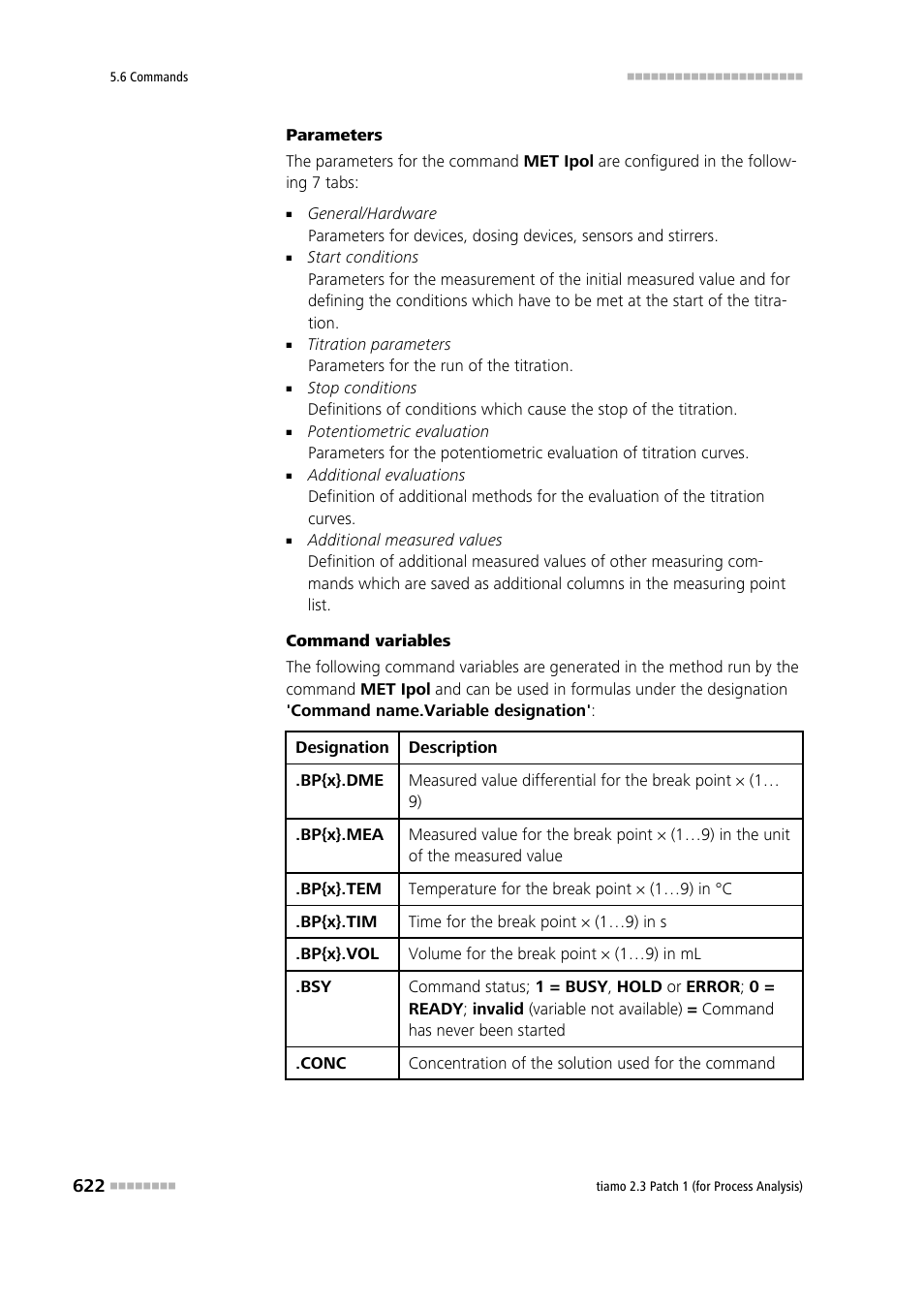 Metrohm tiamo 2.3 Patch 1 (process analysis) User Manual | Page 638 / 1795