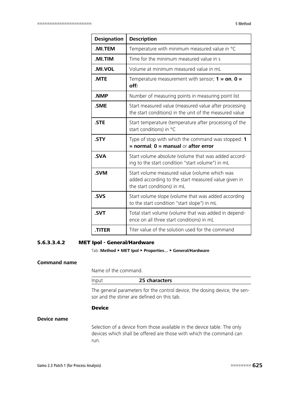 2 met ipol - general/hardware, General/hardware | Metrohm tiamo 2.3 Patch 1 (process analysis) User Manual | Page 641 / 1795
