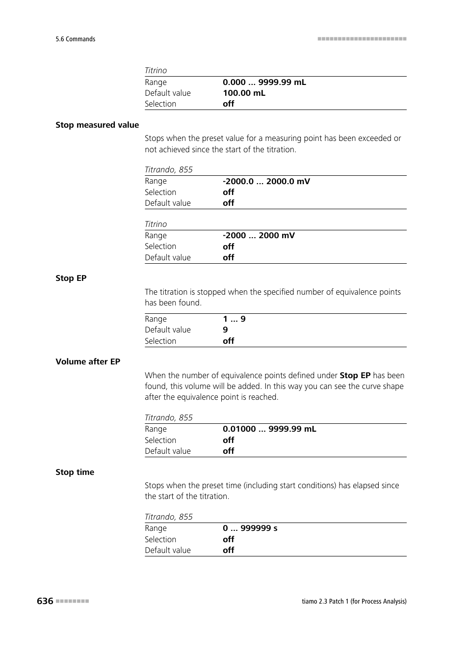 Metrohm tiamo 2.3 Patch 1 (process analysis) User Manual | Page 652 / 1795