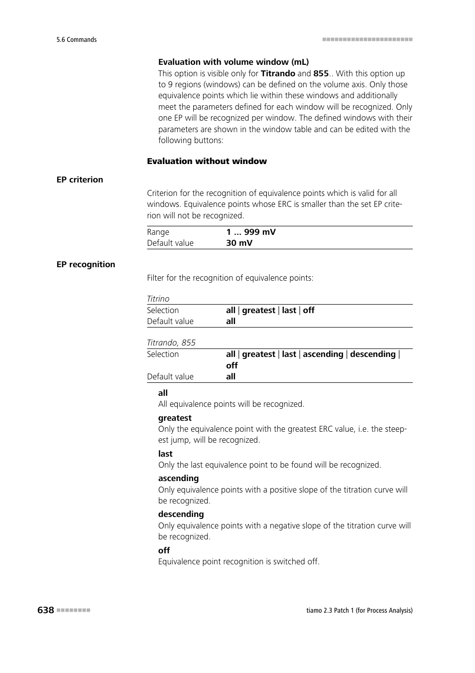 Metrohm tiamo 2.3 Patch 1 (process analysis) User Manual | Page 654 / 1795