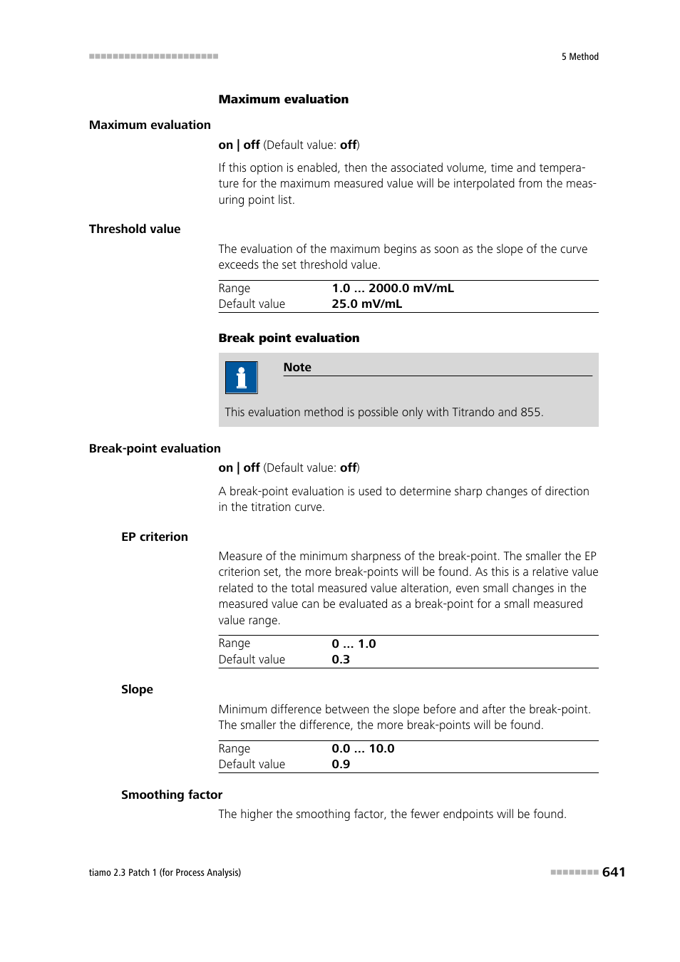 Metrohm tiamo 2.3 Patch 1 (process analysis) User Manual | Page 657 / 1795