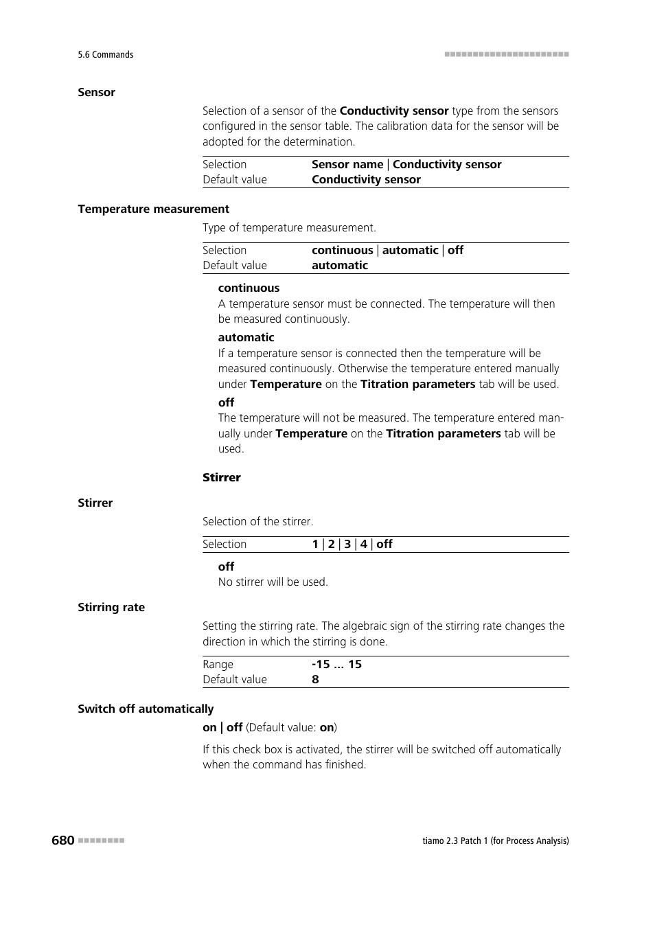 Metrohm tiamo 2.3 Patch 1 (process analysis) User Manual | Page 696 / 1795