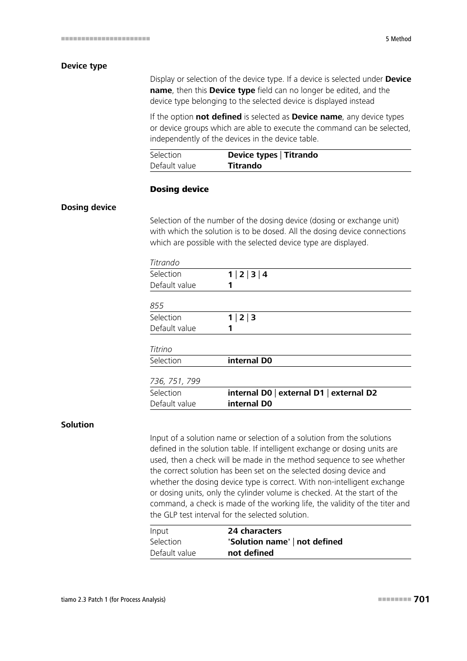 Metrohm tiamo 2.3 Patch 1 (process analysis) User Manual | Page 717 / 1795