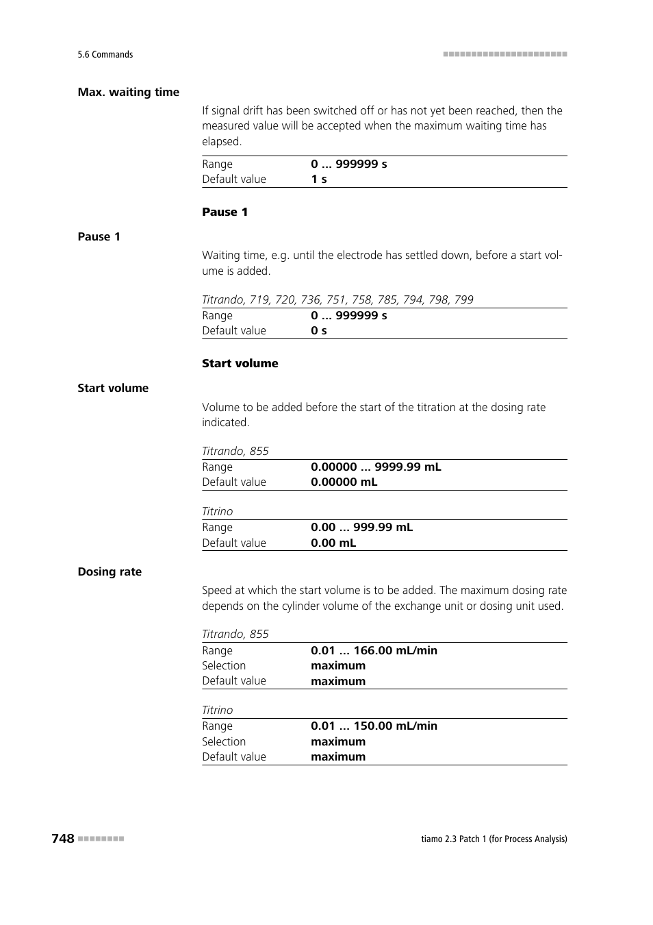 Metrohm tiamo 2.3 Patch 1 (process analysis) User Manual | Page 764 / 1795