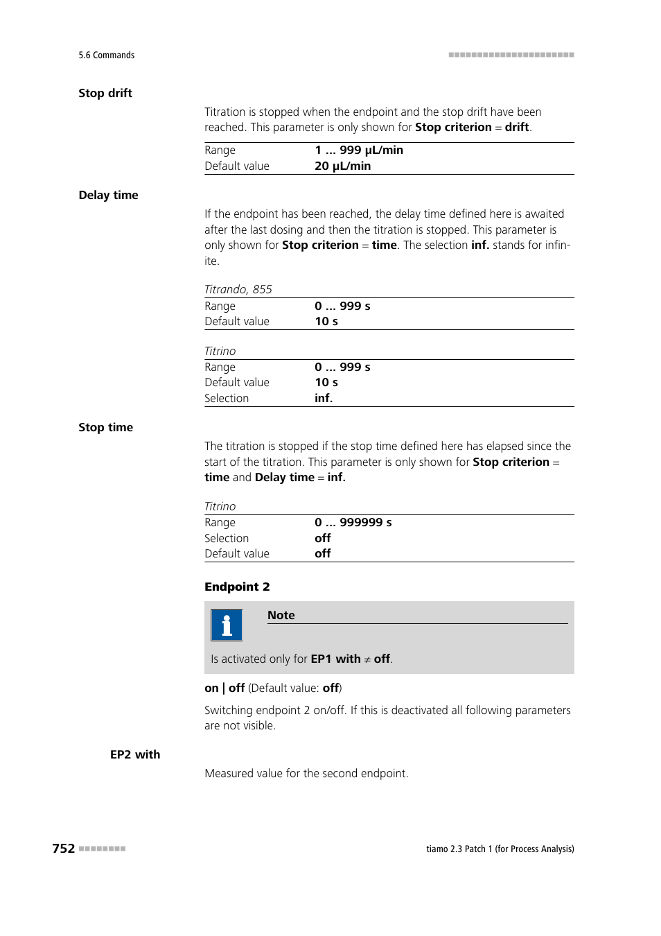 Metrohm tiamo 2.3 Patch 1 (process analysis) User Manual | Page 768 / 1795