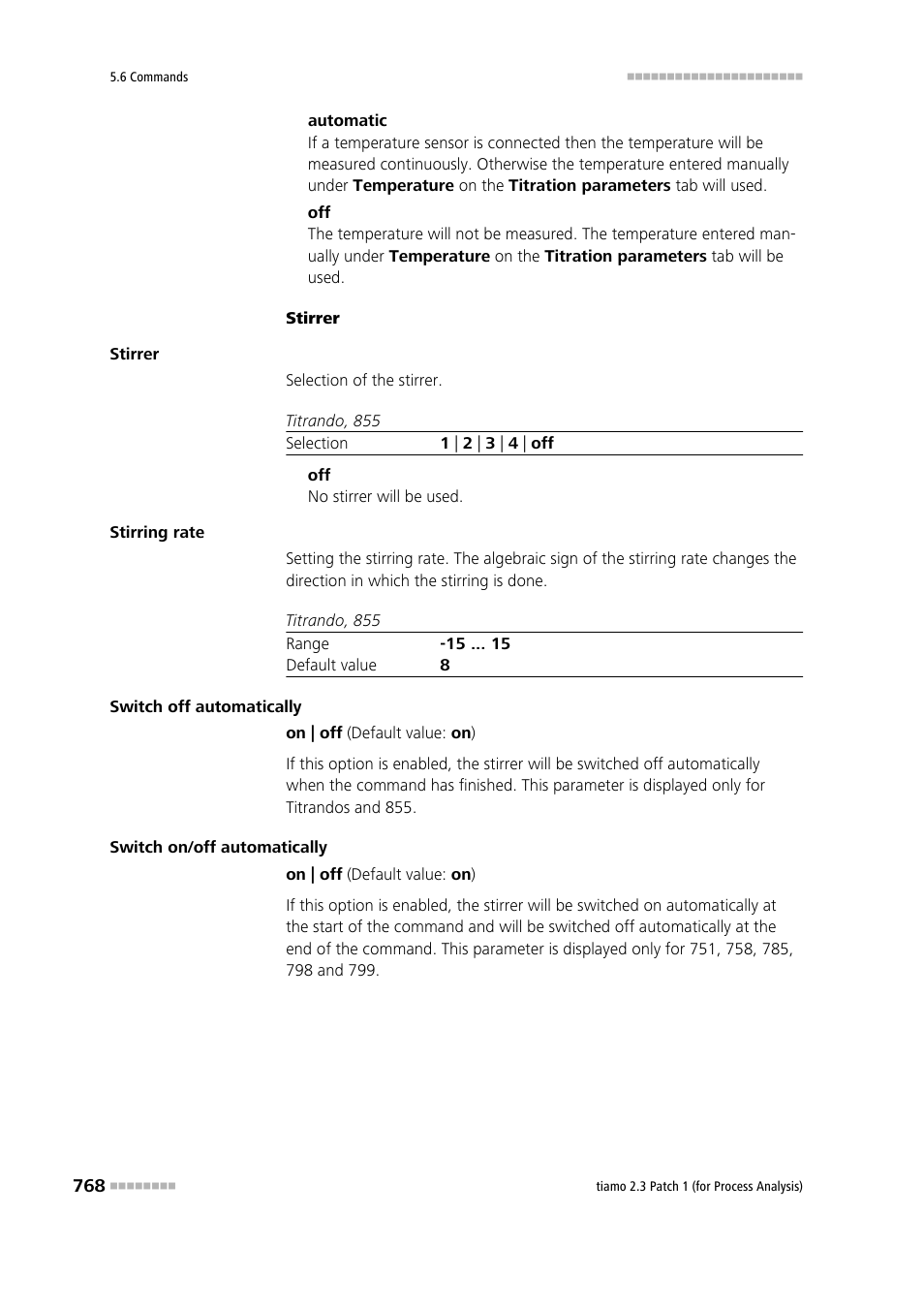 Metrohm tiamo 2.3 Patch 1 (process analysis) User Manual | Page 784 / 1795