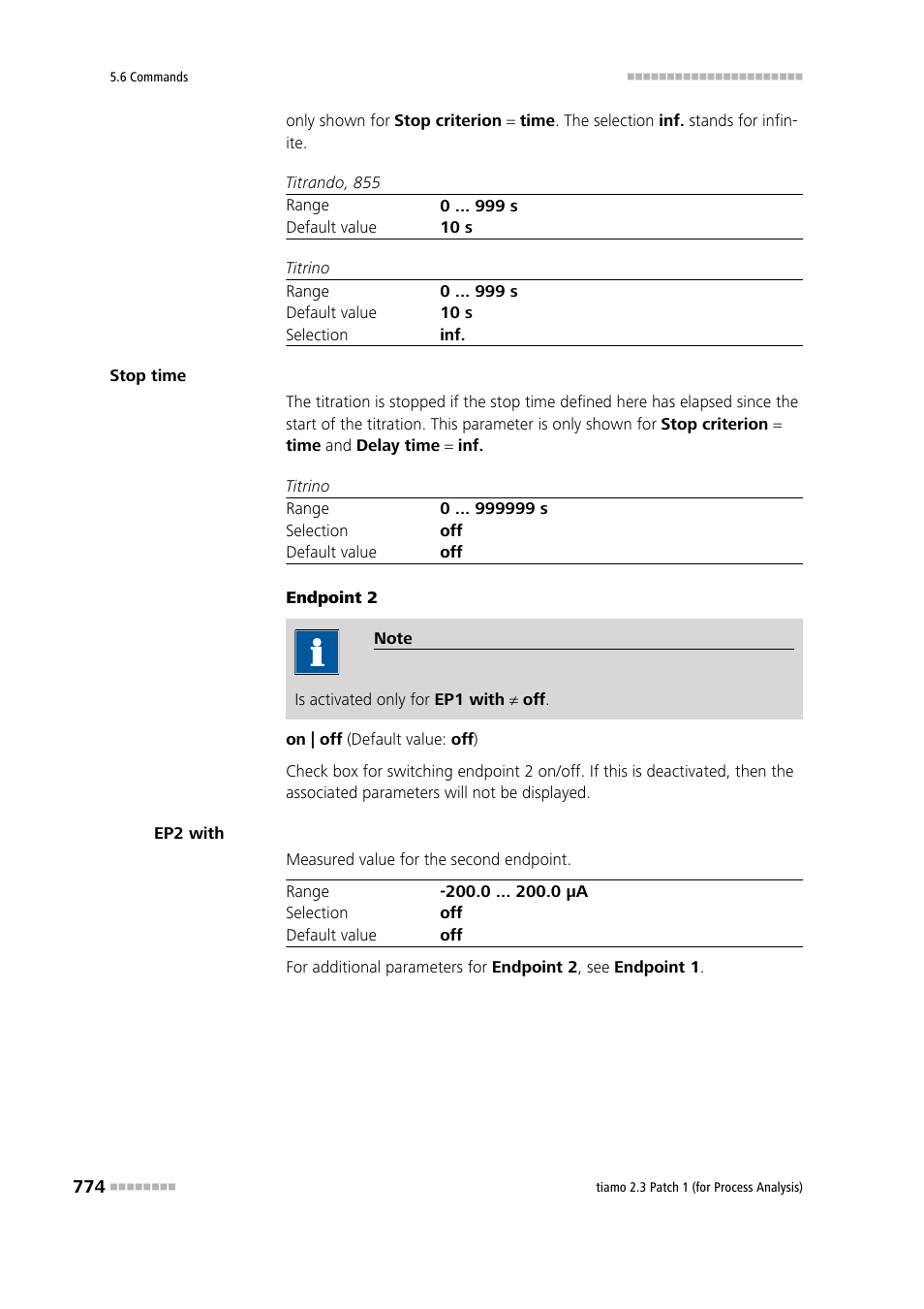 Metrohm tiamo 2.3 Patch 1 (process analysis) User Manual | Page 790 / 1795