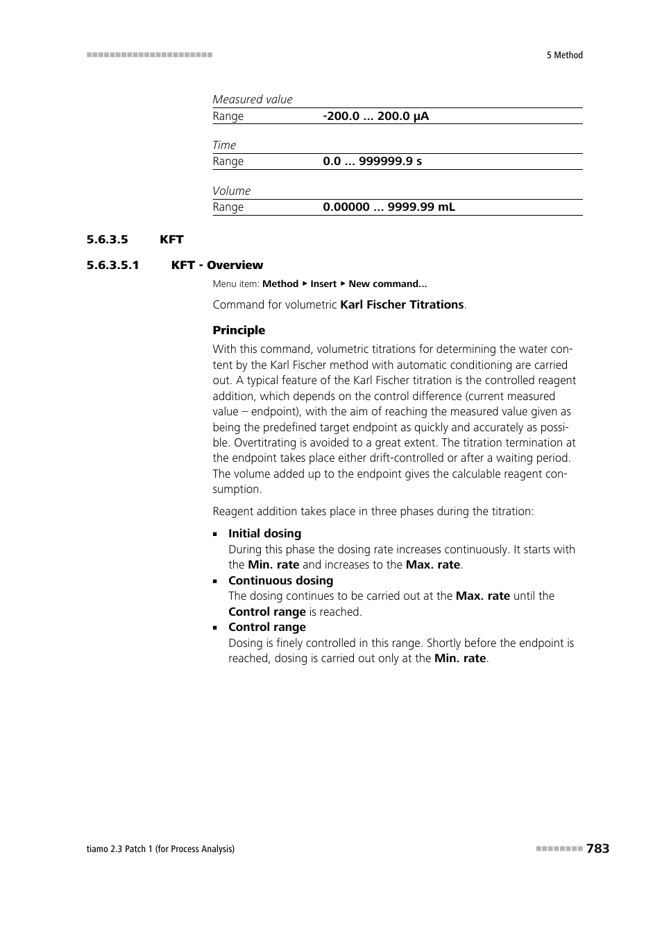 5 kft, 1 kft - overview | Metrohm tiamo 2.3 Patch 1 (process analysis) User Manual | Page 799 / 1795