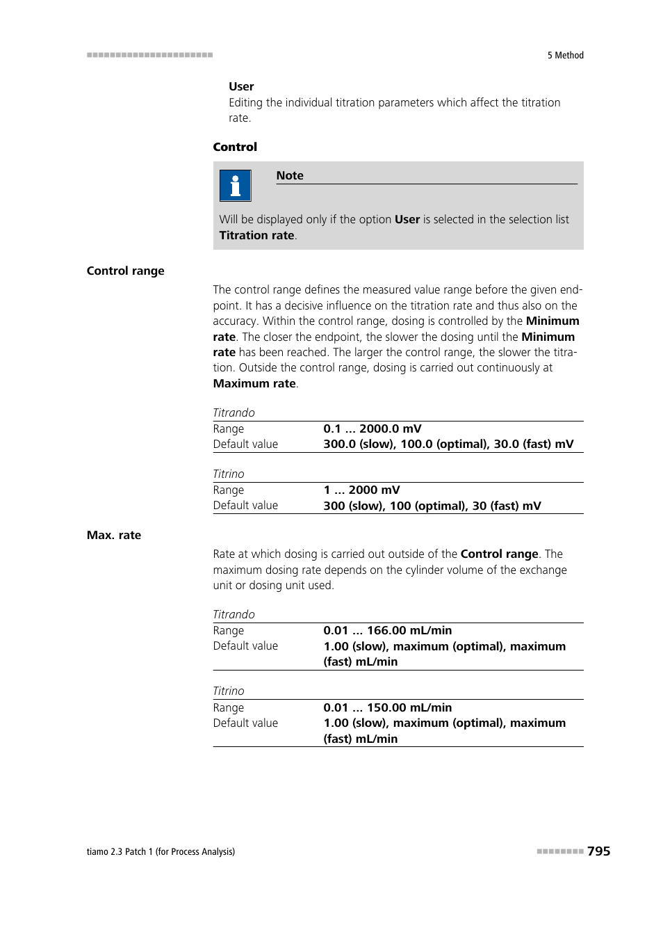 Metrohm tiamo 2.3 Patch 1 (process analysis) User Manual | Page 811 / 1795