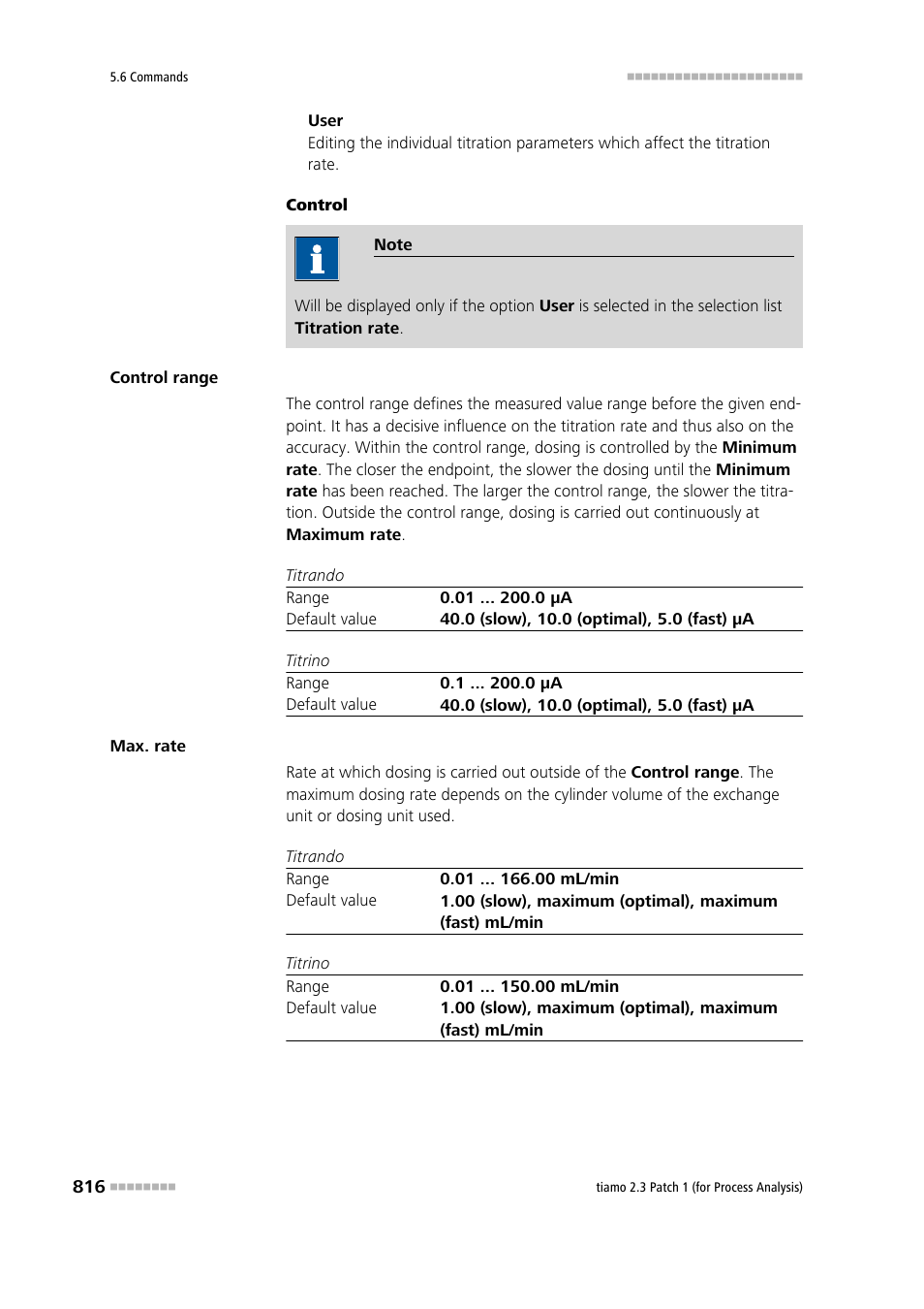 Metrohm tiamo 2.3 Patch 1 (process analysis) User Manual | Page 832 / 1795