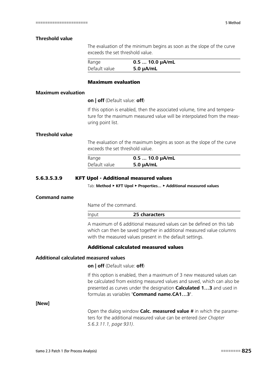9 kft upol - additional measured values | Metrohm tiamo 2.3 Patch 1 (process analysis) User Manual | Page 841 / 1795