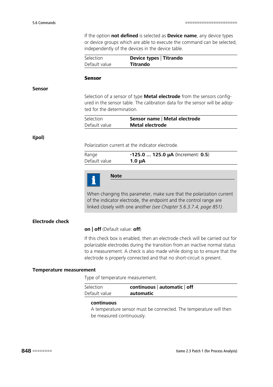 Metrohm tiamo 2.3 Patch 1 (process analysis) User Manual | Page 864 / 1795