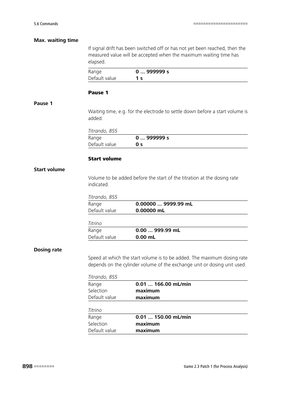 Metrohm tiamo 2.3 Patch 1 (process analysis) User Manual | Page 914 / 1795