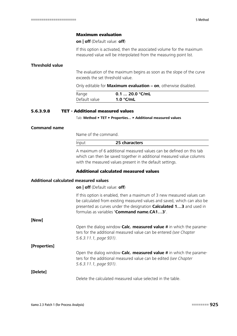 8 tet - additional measured values | Metrohm tiamo 2.3 Patch 1 (process analysis) User Manual | Page 941 / 1795