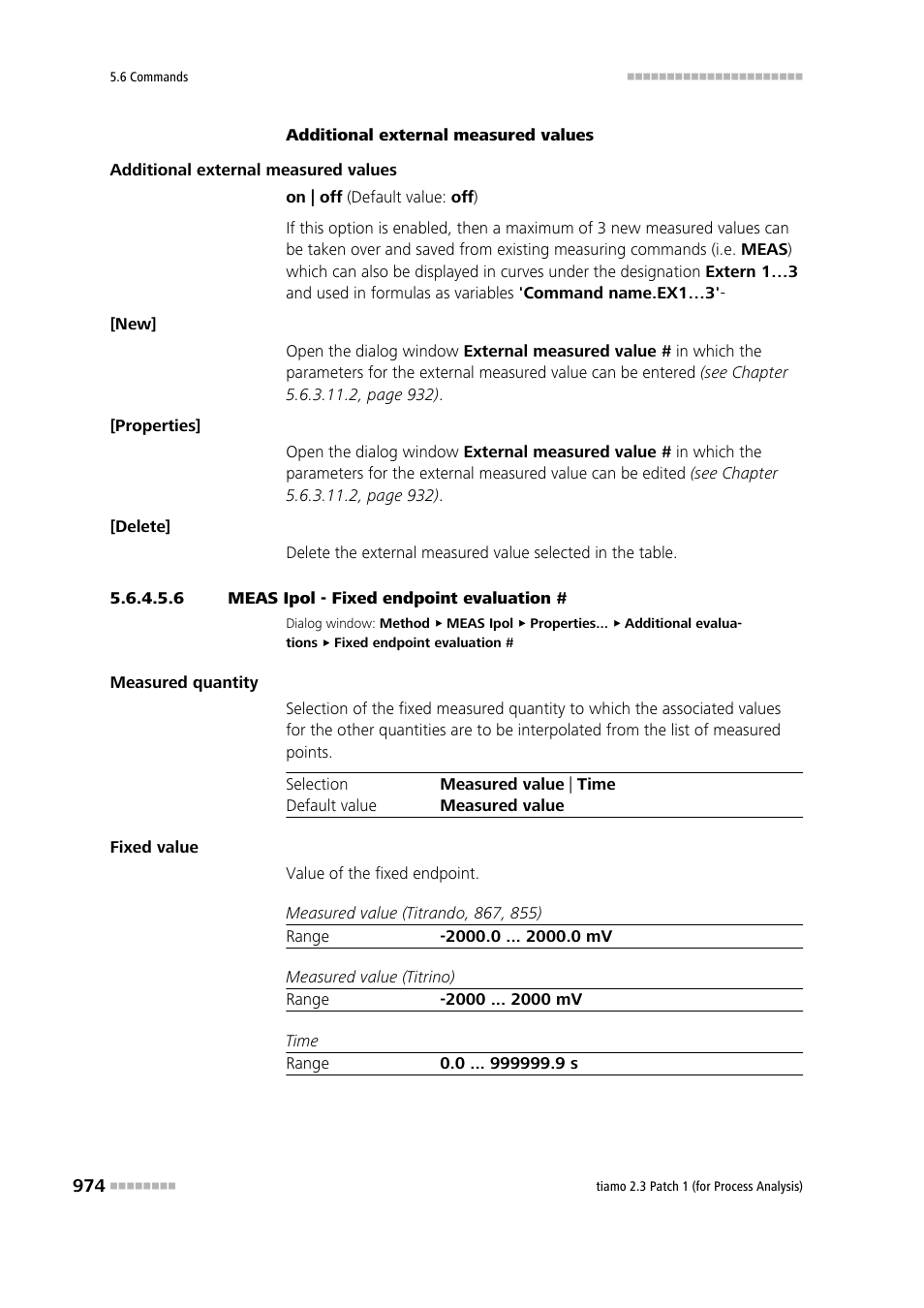 6 meas ipol - fixed endpoint evaluation | Metrohm tiamo 2.3 Patch 1 (process analysis) User Manual | Page 990 / 1795