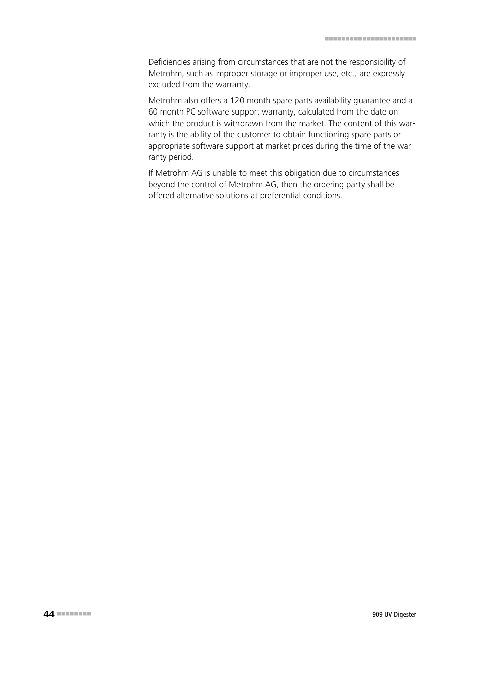Metrohm 909 UV Digester User Manual | Page 52 / 59
