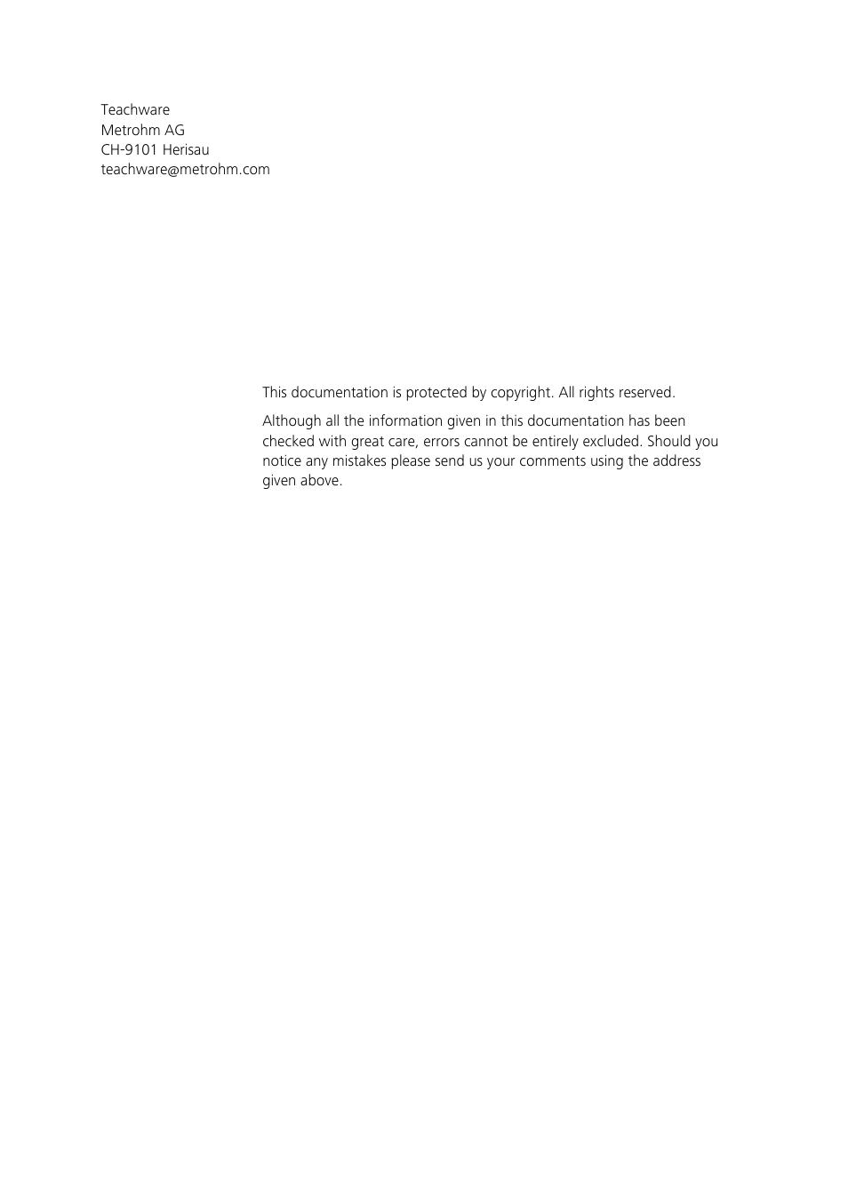 Metrohm 843 Pump Station with membrane pump User Manual | Page 4 / 47