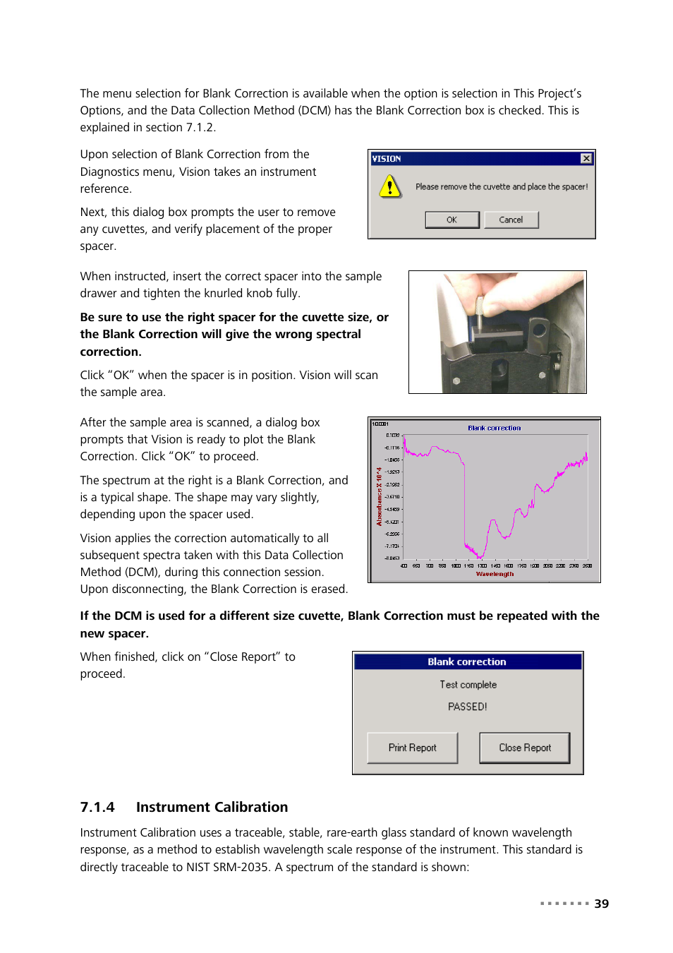 4 instrument calibration, Instrument calibration | Metrohm NIRS XDS RapidLiquid Analyzer User Manual | Page 41 / 85