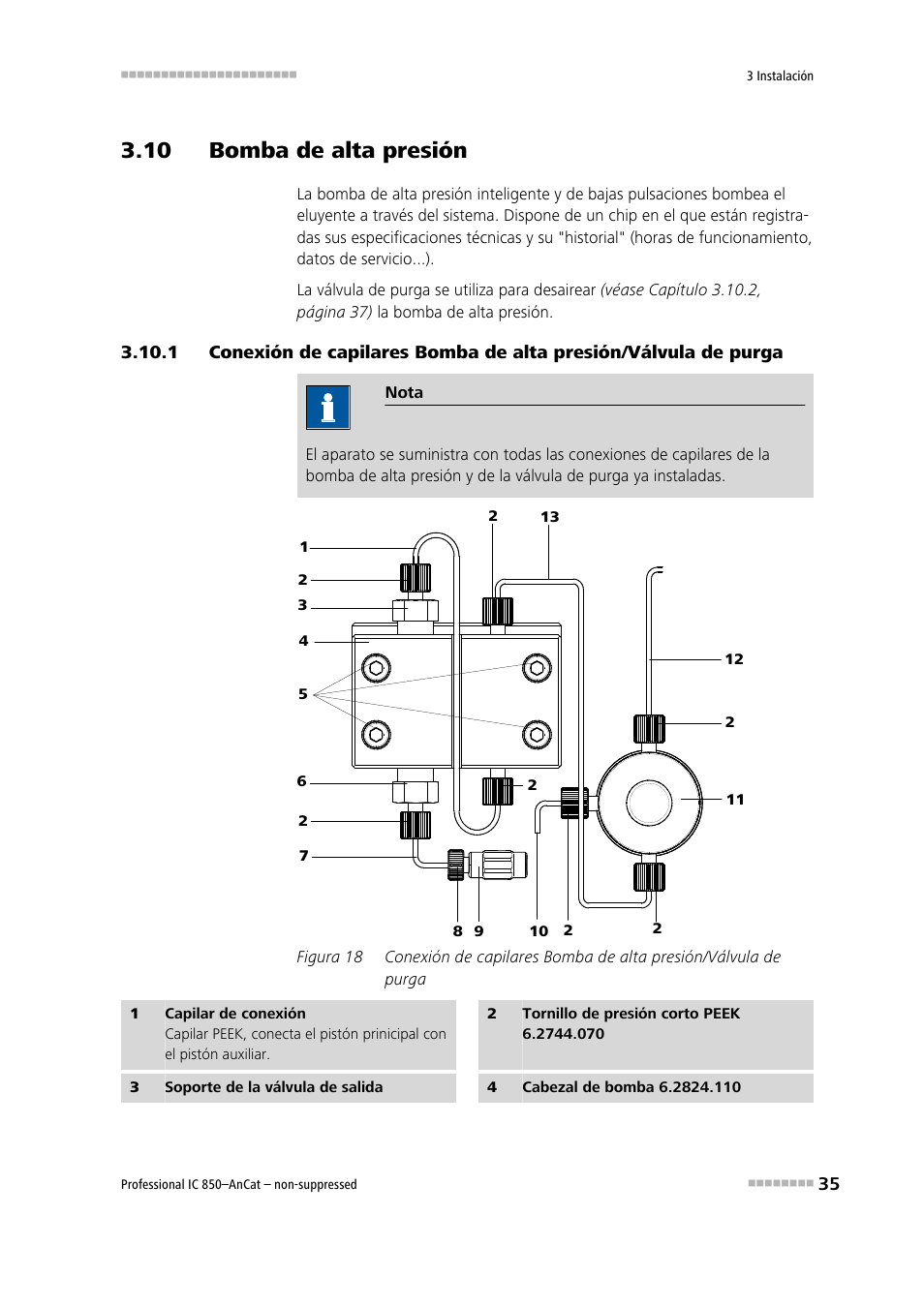 10 bomba de alta presión, Figura 18 | Metrohm 850 Professional IC AnCat Nonsuppressed User Manual | Page 45 / 113