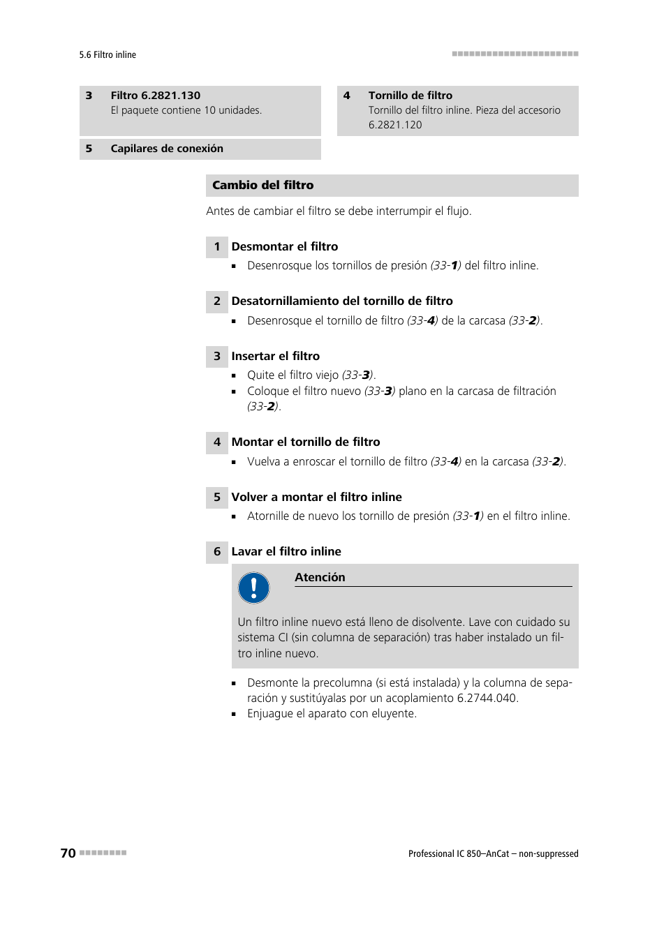 Metrohm 850 Professional IC AnCat Nonsuppressed User Manual | Page 80 / 113