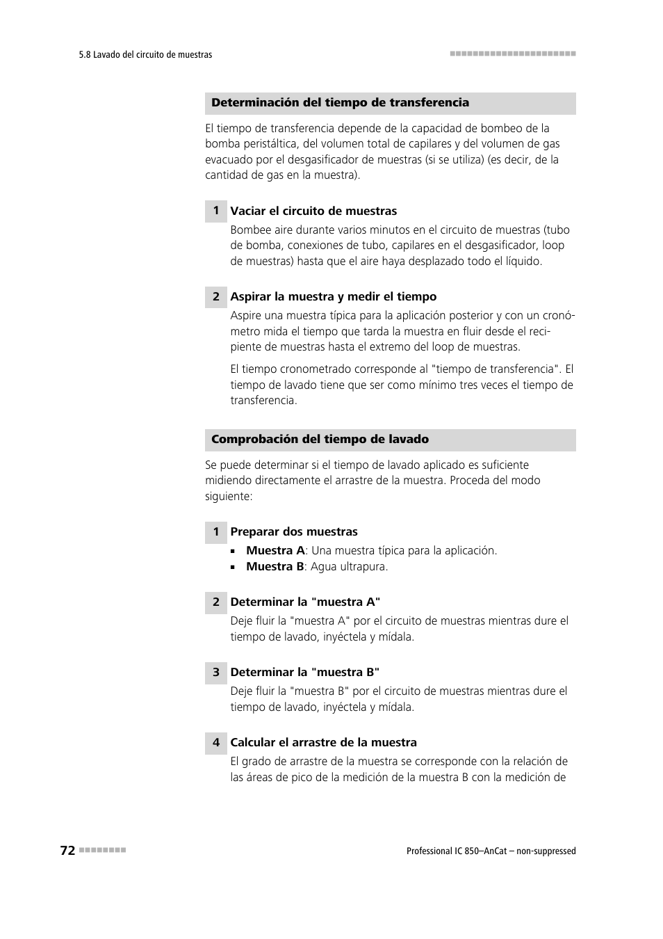 Metrohm 850 Professional IC AnCat Nonsuppressed User Manual | Page 82 / 113