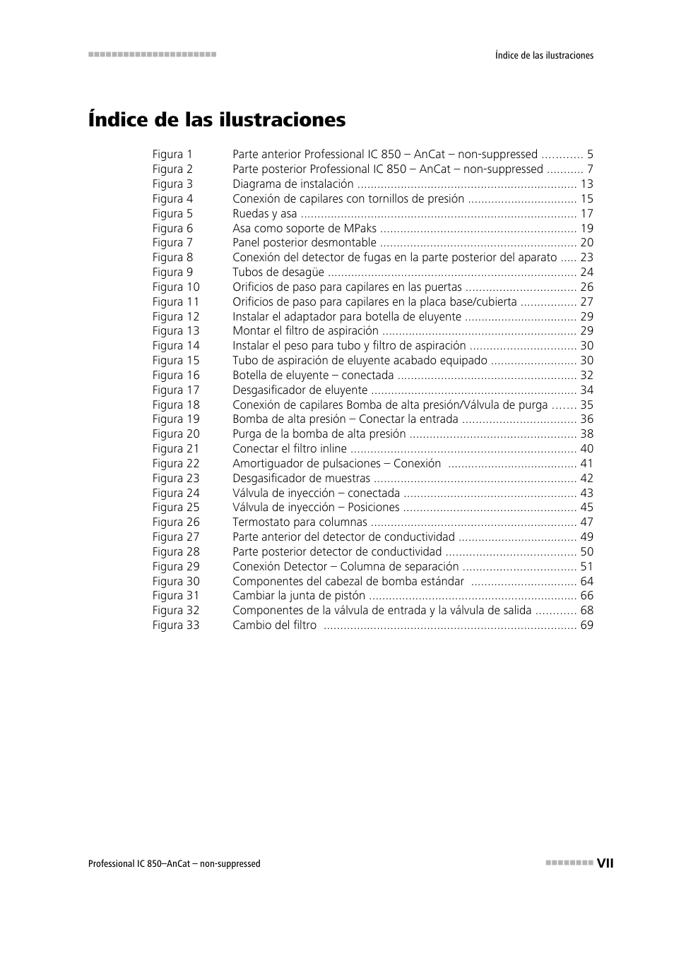 Índice de las ilustraciones | Metrohm 850 Professional IC AnCat Nonsuppressed User Manual | Page 9 / 113